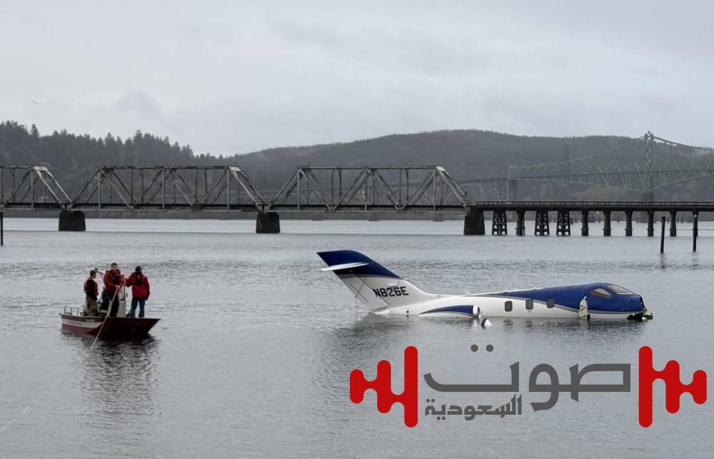 إصابة 5 أشخاص إثر سقوط طائرة رجال أعمال في أوريغون