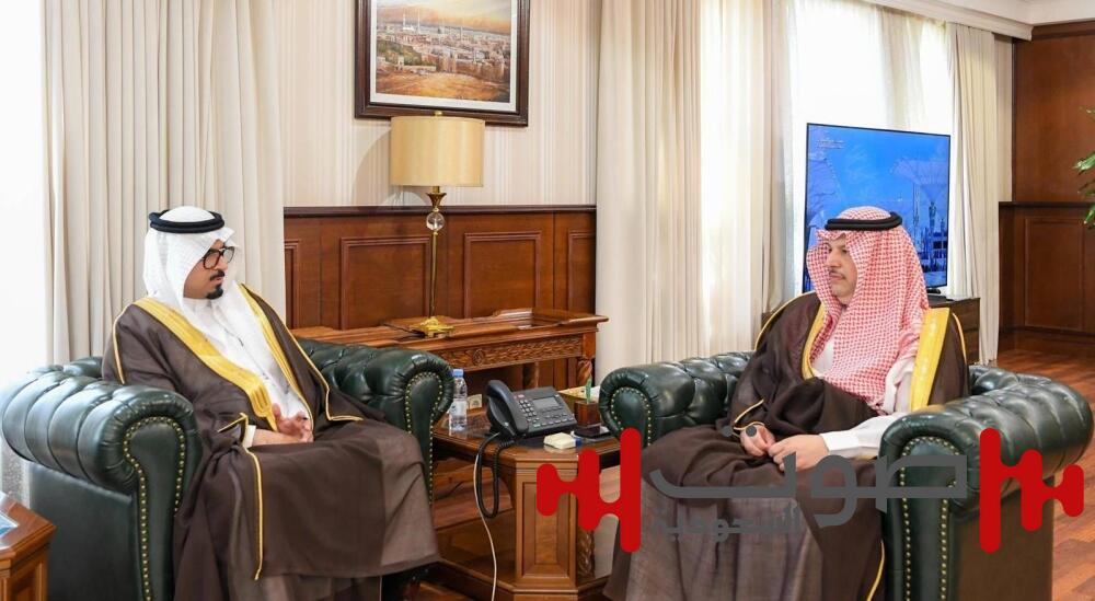 وكيل إمارة المدينة المنورة يستقبل مدير إدارة التدريب التقني والمهني