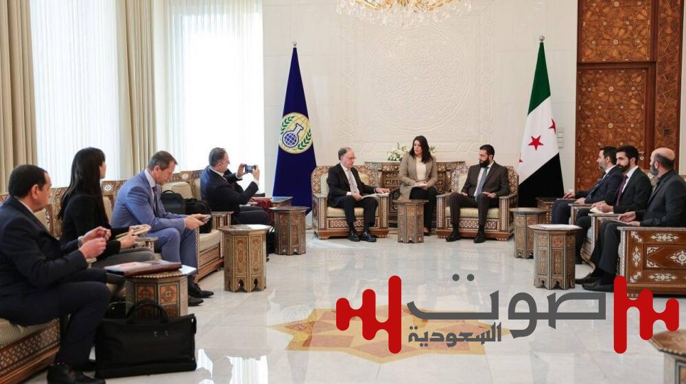 بعد لقائه بالشرع.. أرياس: نضع الأساس لإغلاق ملف الأسلحة الكيميائية في سورية