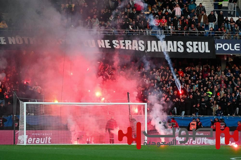 فوضى عارمة تلغي مباراة في الدوري الفرنسي