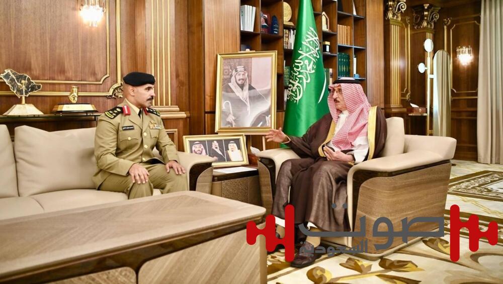 أمير جازان يستقبل قائد قوة أمن المنشآت المعيّن حديثاً بالمنطقة