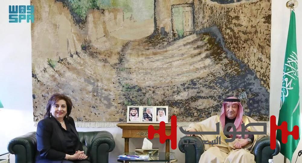 الخريجي والمديرة التنفيذية لهيئة الأمم المتحدة للمرأة يناقشان الموضوعات المشتركة
