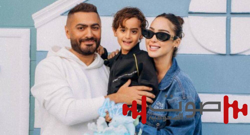 «بعد خضوعه لعمليتين جراحيتين».. تامر حسني يعلن خروج نجله من العناية المركزة