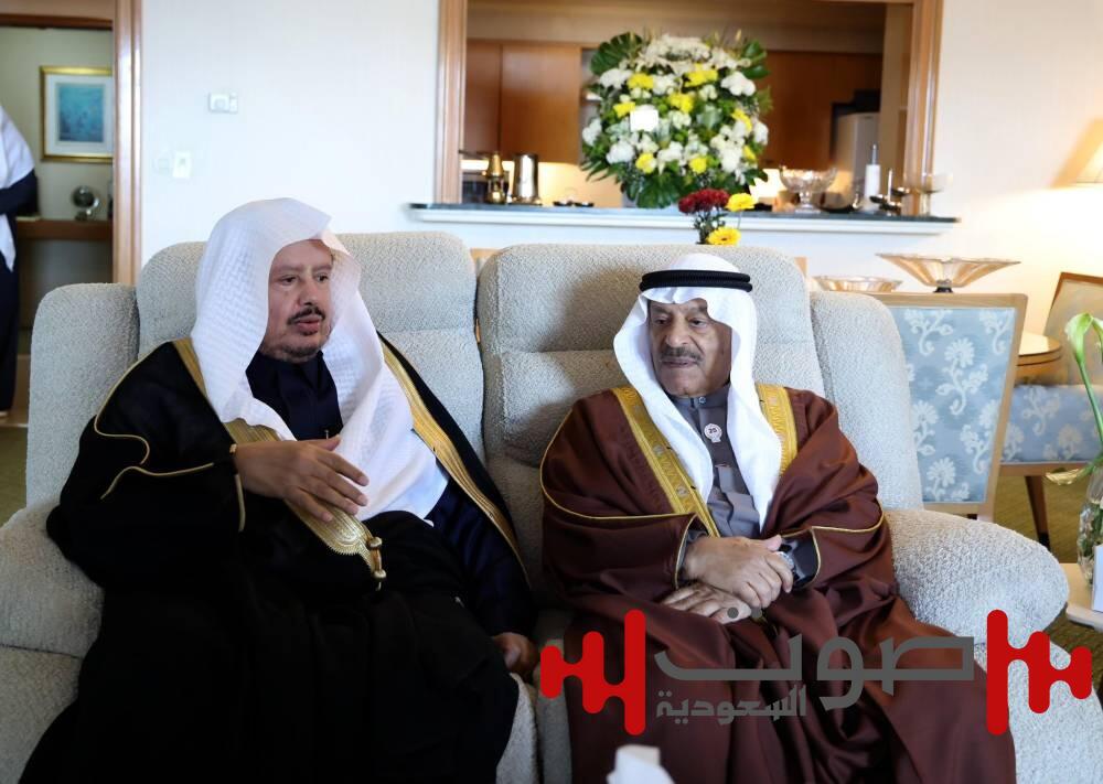 رئيس مجلس الشورى يستقبل نظيره البحريني