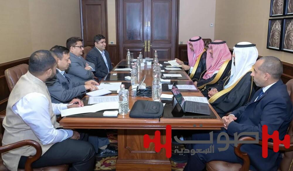 الخريف يبحث الفرص الاستثمارية المشتركة في التعدين مع الهند