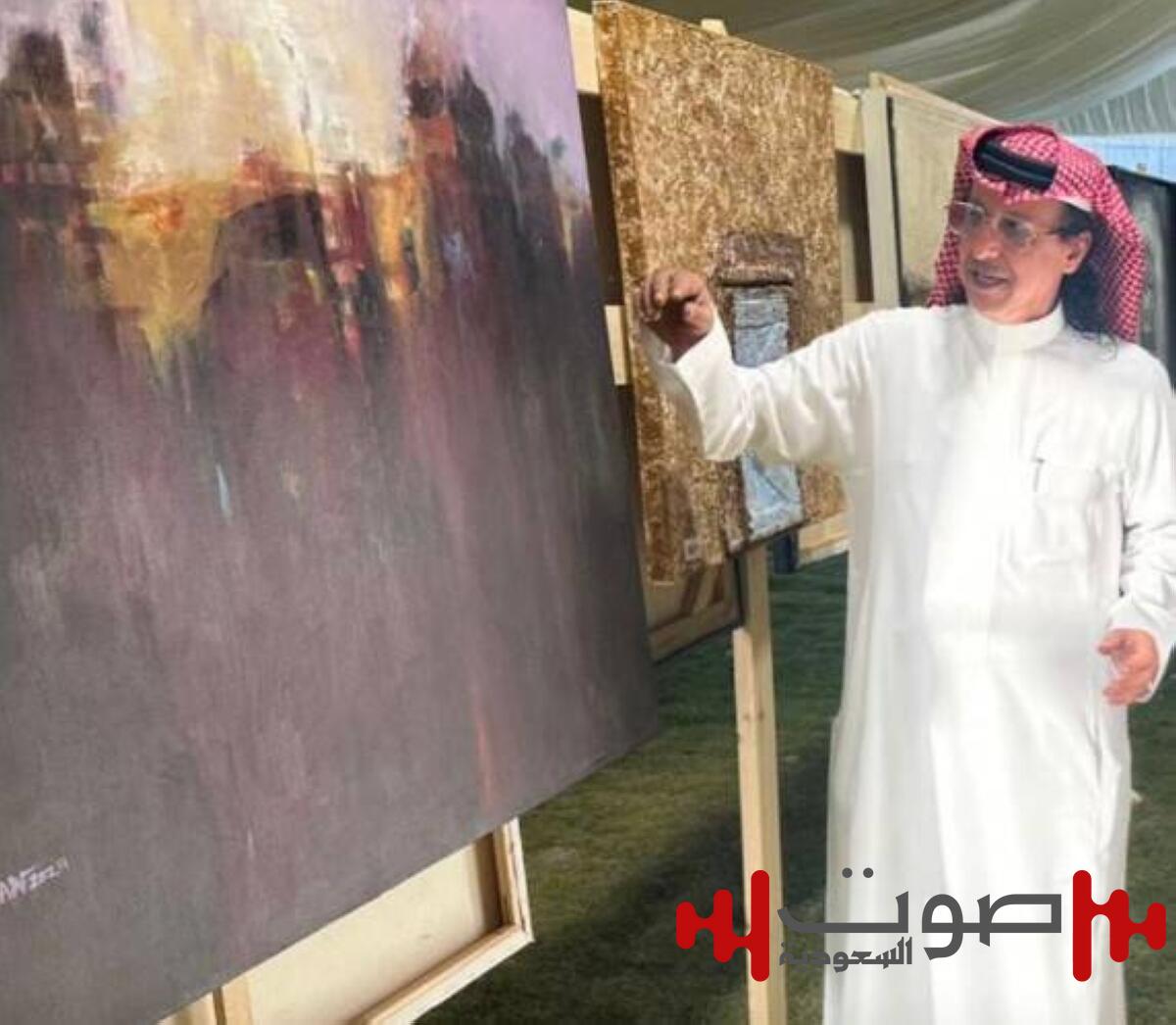 «ألوان الباحة» يحتفي بفلسفة محمد العبلان الفنية