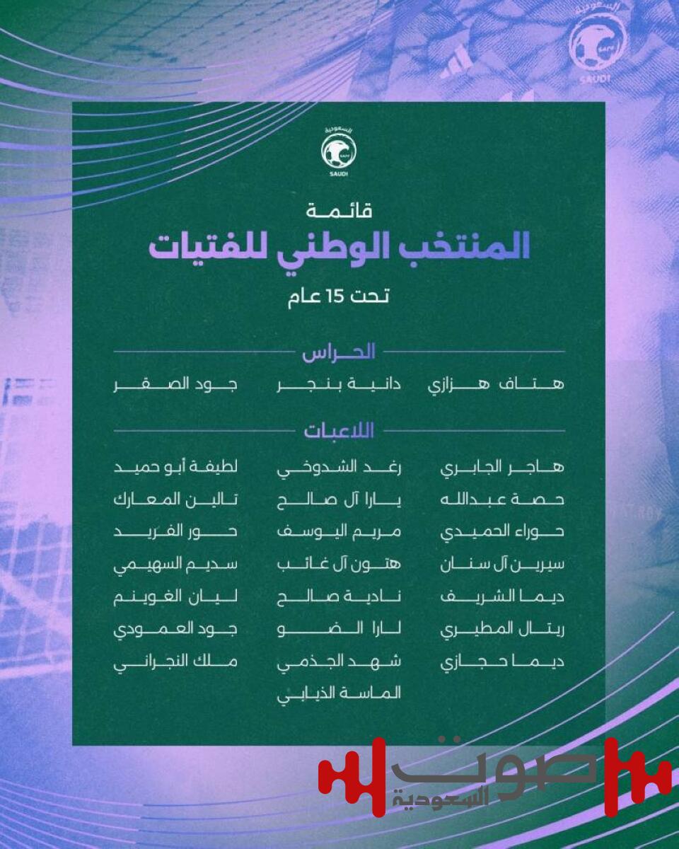 الاتحاد السعودي لكرة القدم يدشّن المنتخب الوطني للفتيات تحت 15 عاماً