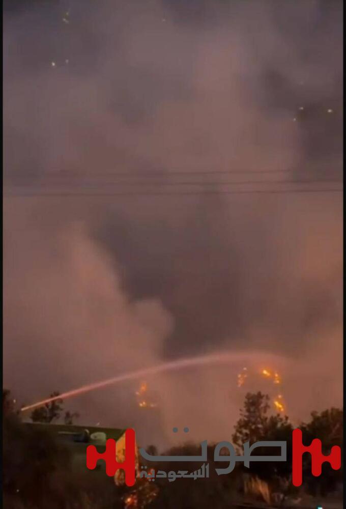 جهود متواصلة لإخماد حريق هائل في شعوف بلّسمر