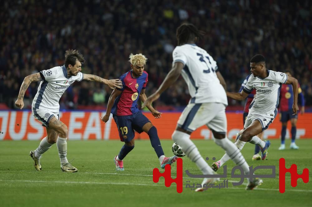 برشلونة والإنتر يبدعان بالـ 6