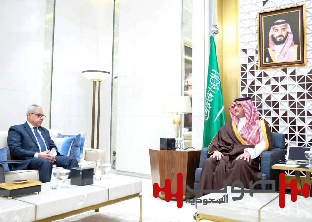 وزير الداخلية يبحث مع السفير المصري الموضوعات المشتركة