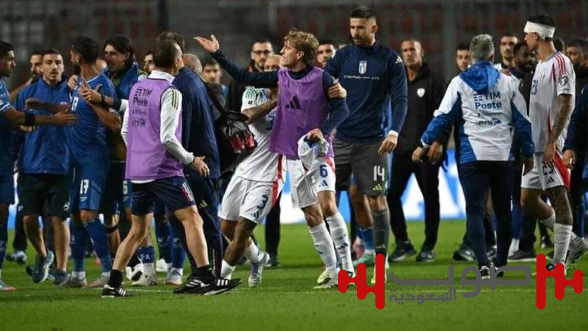 بعد الهزيمة.. إسرائيل تتهم لاعبي إيطاليا بالإهانة والمضايقة