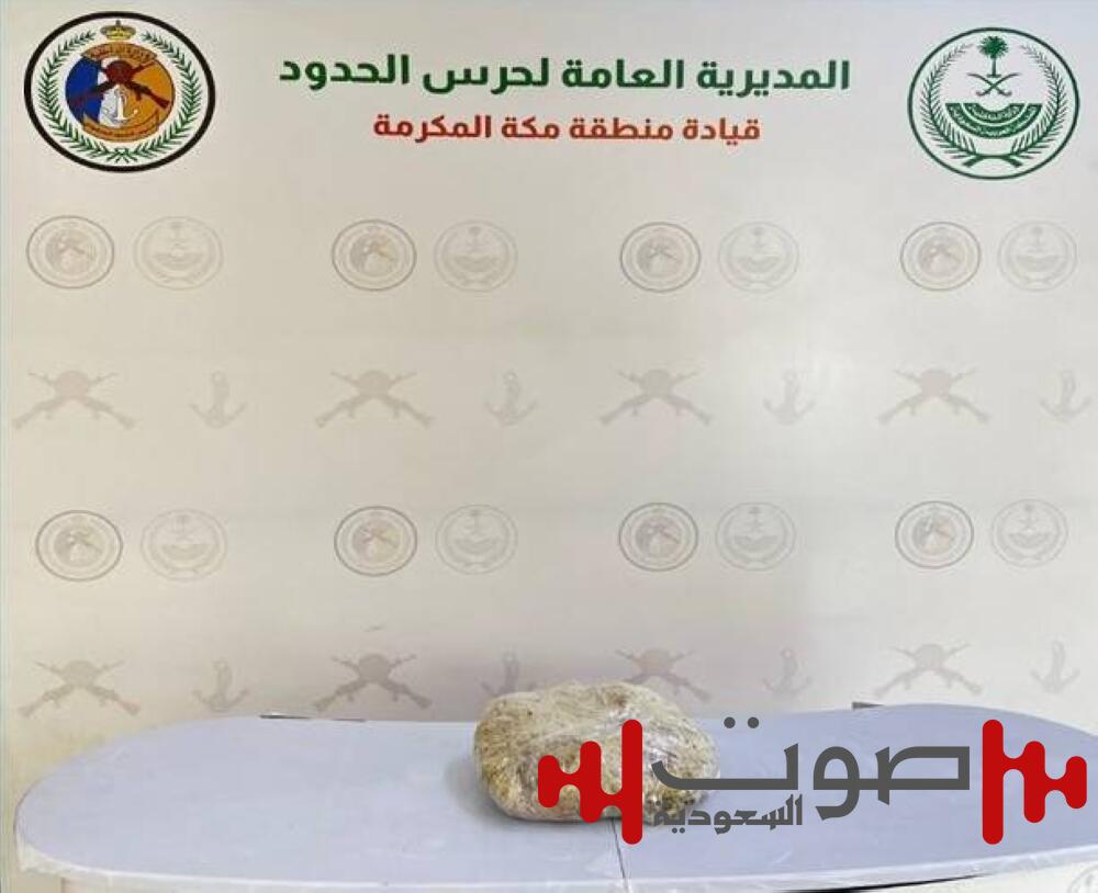 «حرس الحدود» بمكة يحبط تهريب 3 كيلوغرامات من الحشيش