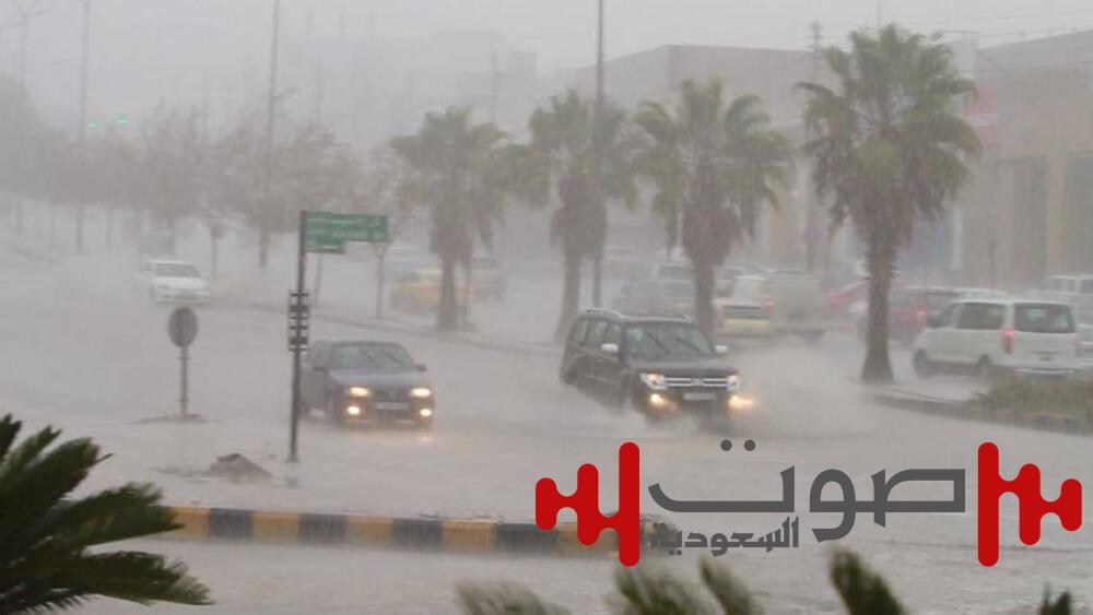 أمطار رعدية وزخات من البرد على بعض المناطق