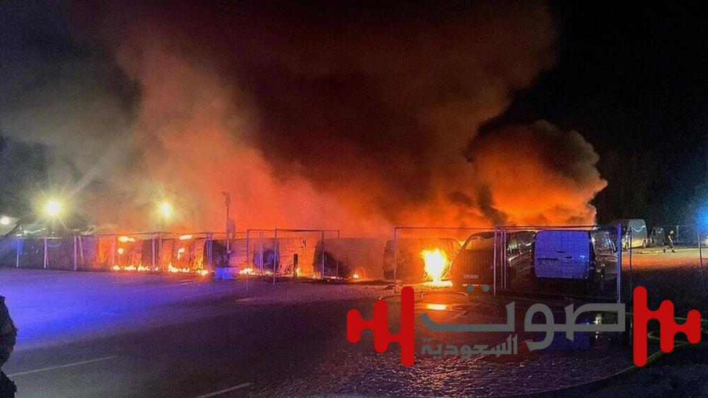 تخريب مروع بالعاصمة.. حريق يلتهم عشرات الشاحنات في برلين