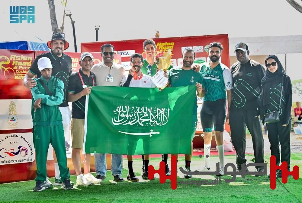 «ذهبية وفضية» لأخضر الدراجات في البطولة الآسيوية