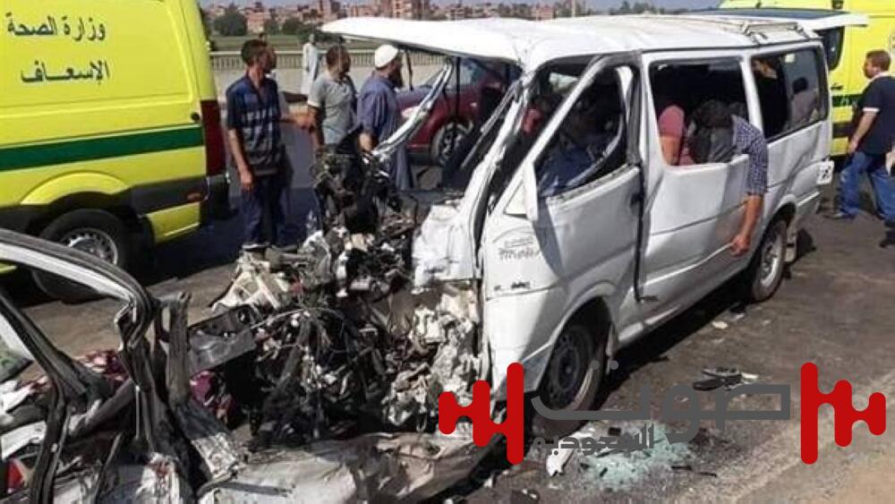 كارثة جديدة بالمنوفية: مصرع 9 وإصابة 11 في حادث مروع