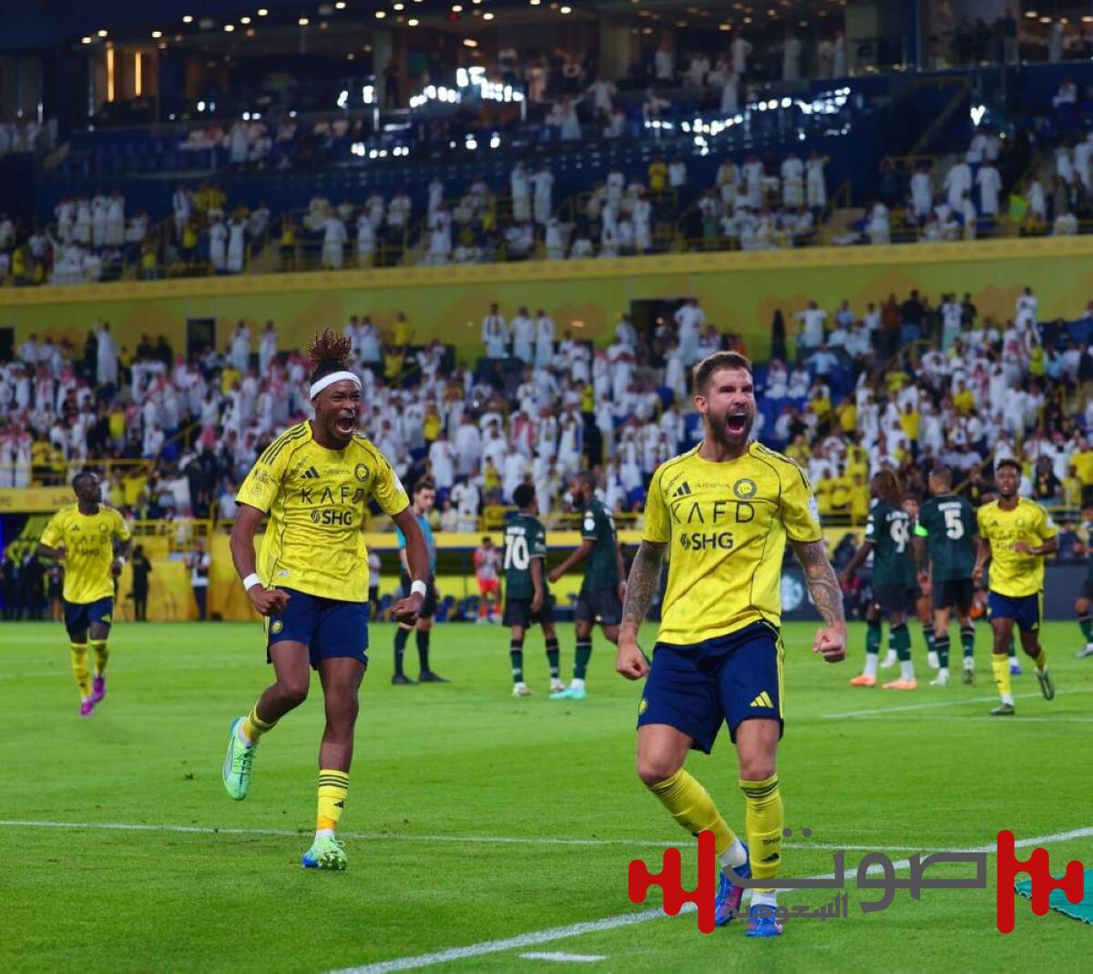 النصر يهزم الخلود بهدفين ويتربع على صدارة دوري المحترفين