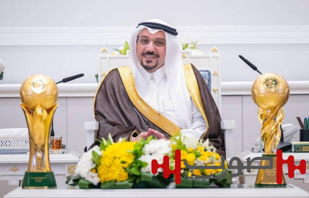 الأمير فيصل بن مشعل يستقبل أندية القصيم التي حققت الإنجازات